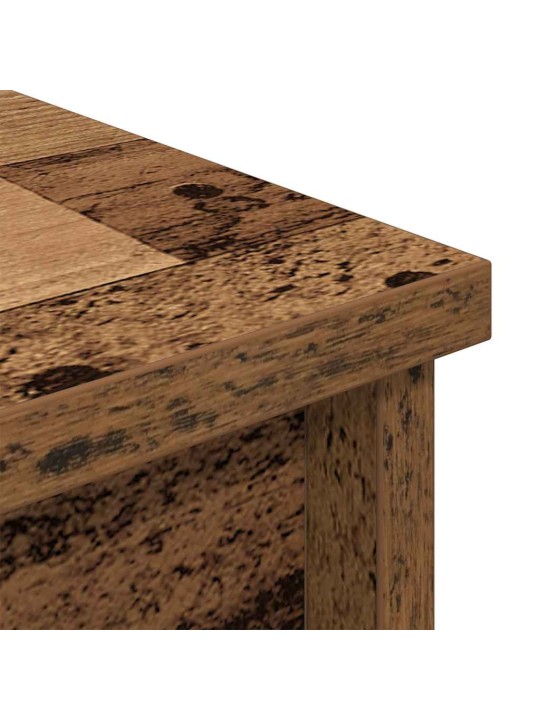 Vysoká deska old wood 37,5x35x180 cm dřevěná konstrukce