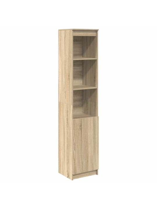 Vysoká deska sonoma dub 37,5x35x180 cm dřevěná konstrukce