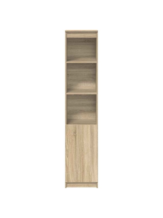 Vysoká deska sonoma dub 37,5x35x180 cm dřevěná konstrukce