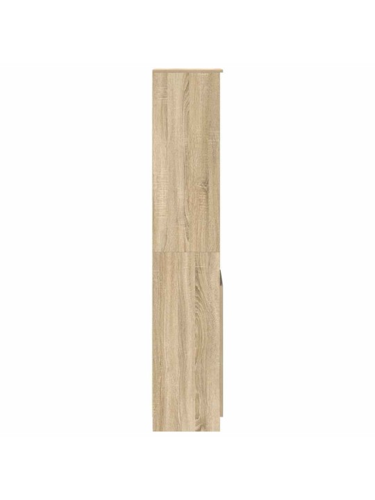 Vysoká deska sonoma dub 37,5x35x180 cm dřevěná konstrukce