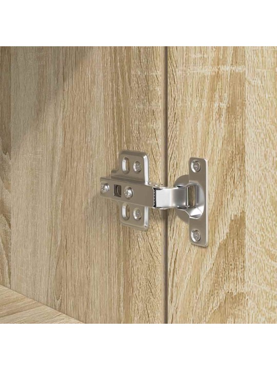 Vysoká deska sonoma dub 37,5x35x180 cm dřevěná konstrukce