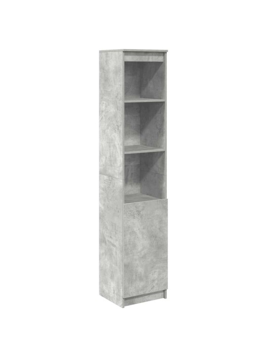 Highboard concrete grey 37,5x35x180 cm dřevěná konstrukce