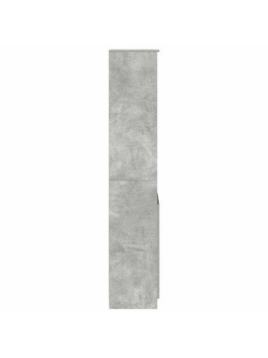 Highboard concrete grey 37,5x35x180 cm dřevěná konstrukce