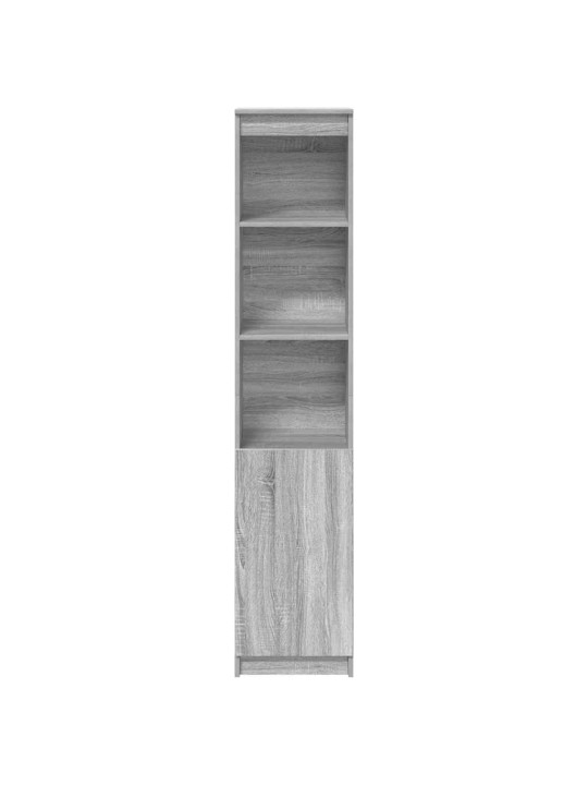 Vysoká deska grey sonoma 37,5x35x180 cm dřevěná konstrukce