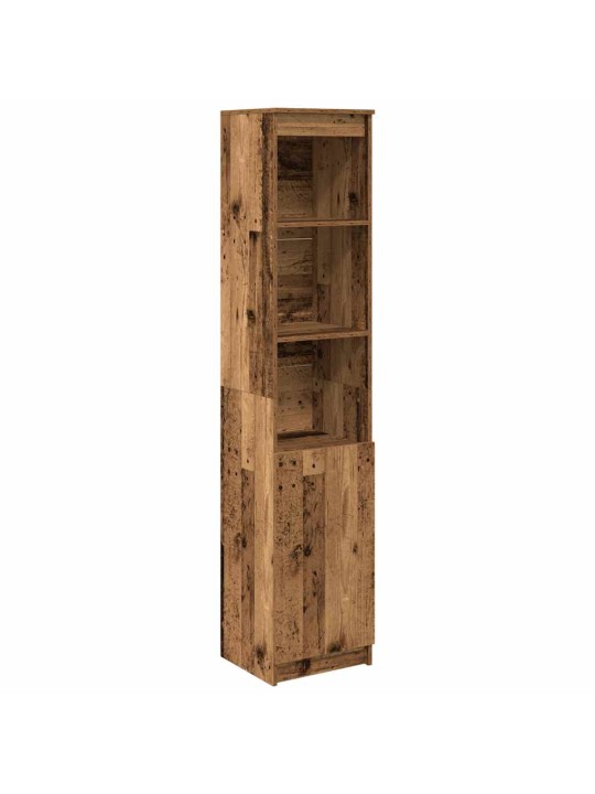 Vysoká deska old wood 37,5x35x180 cm dřevěná konstrukce