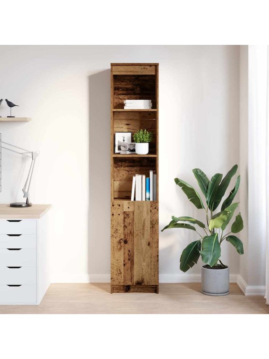 Vysoká deska old wood 37,5x35x180 cm dřevěná konstrukce