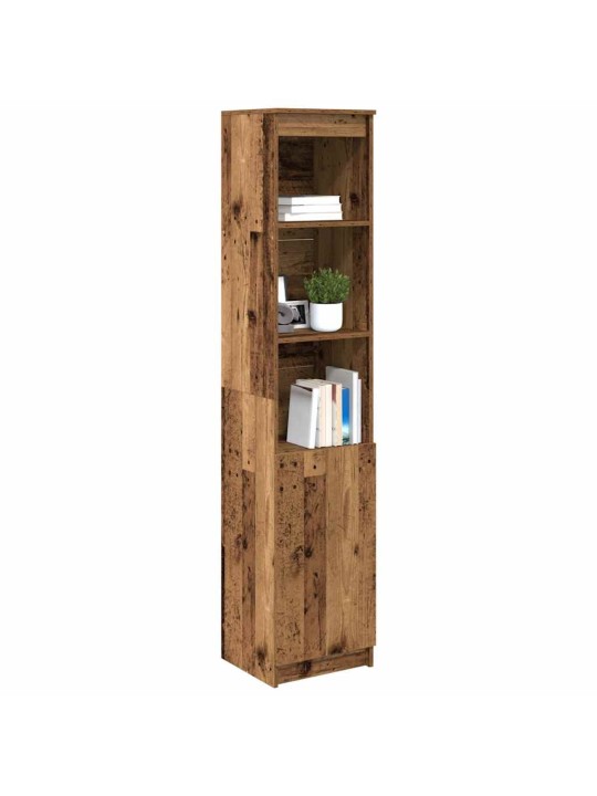 Vysoká deska old wood 37,5x35x180 cm dřevěná konstrukce