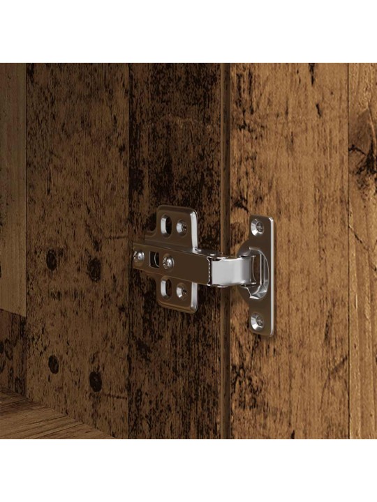 Vysoká deska old wood 37,5x35x180 cm dřevěná konstrukce