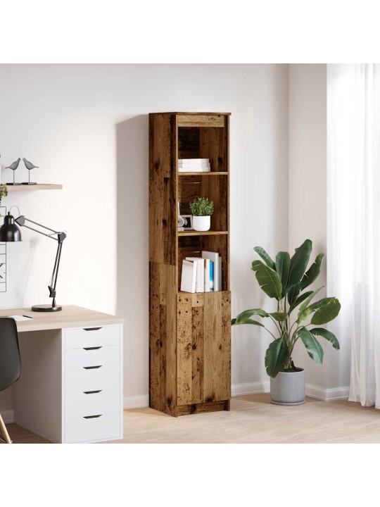 Vysoká deska old wood 37,5x35x180 cm dřevěná konstrukce