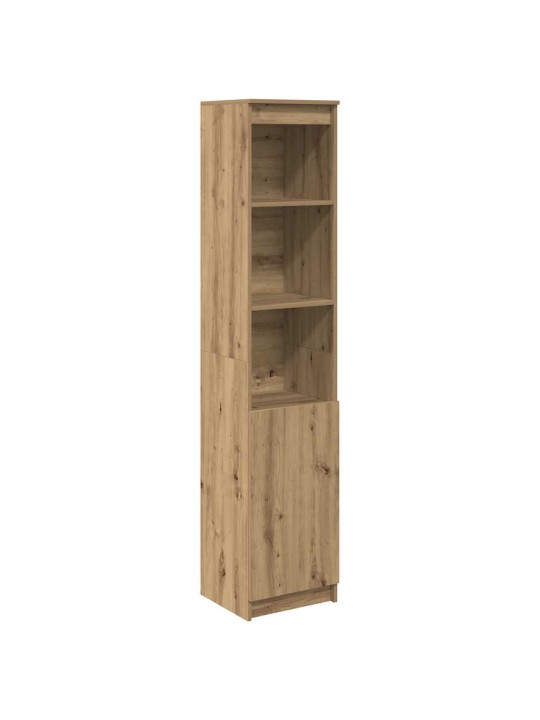 Vysoká deska artisan dub 37,5x35x180 cm dřevěná konstrukce