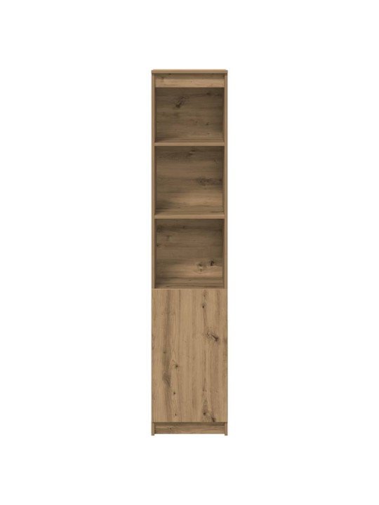 Vysoká deska artisan dub 37,5x35x180 cm dřevěná konstrukce