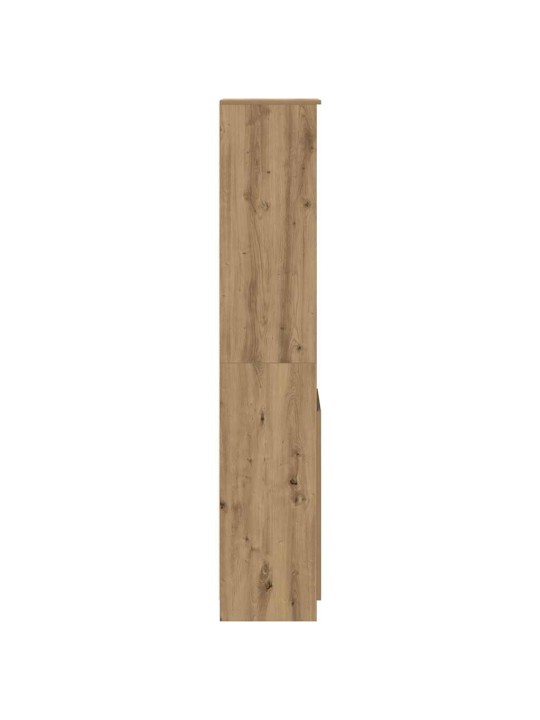 Vysoká deska artisan dub 37,5x35x180 cm dřevěná konstrukce