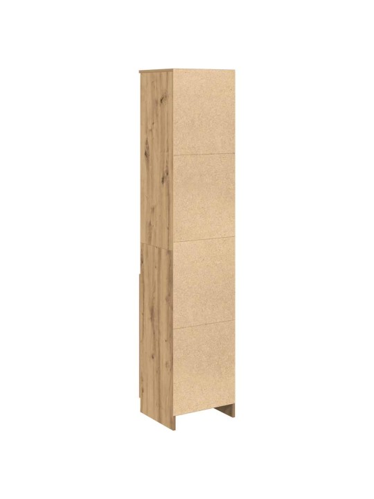 Vysoká deska artisan dub 37,5x35x180 cm dřevěná konstrukce