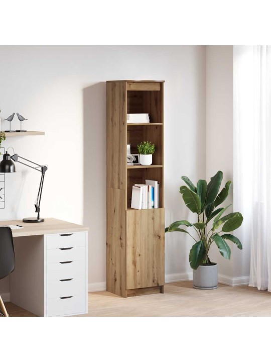 Vysoká deska artisan dub 37,5x35x180 cm dřevěná konstrukce