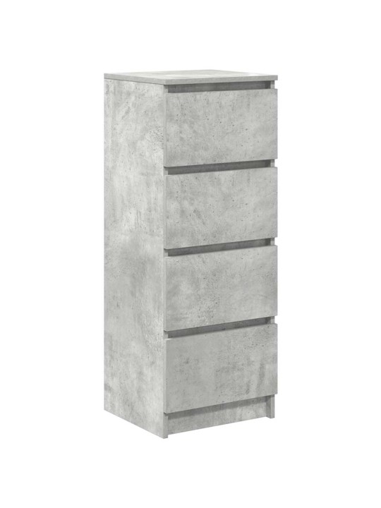 Příborník betonově šedý 37,5x35x99 cm kompozitní dřevo