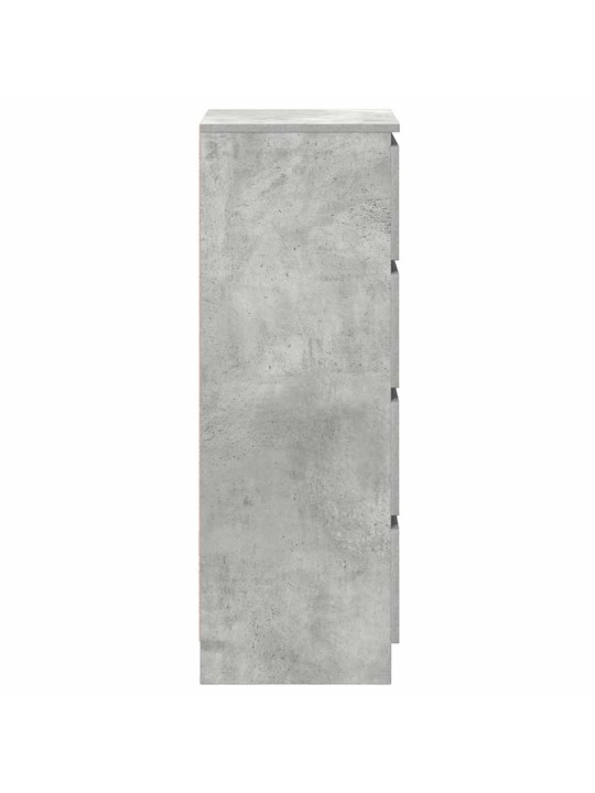 Příborník betonově šedý 37,5x35x99 cm kompozitní dřevo