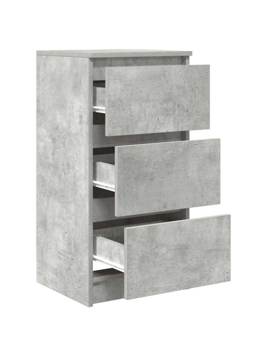 Příborník betonově šedý 37,5x35x76 cm kompozitní dřevo