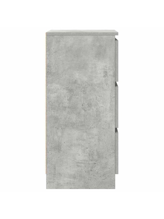Příborník betonově šedý 37,5x35x76 cm kompozitní dřevo