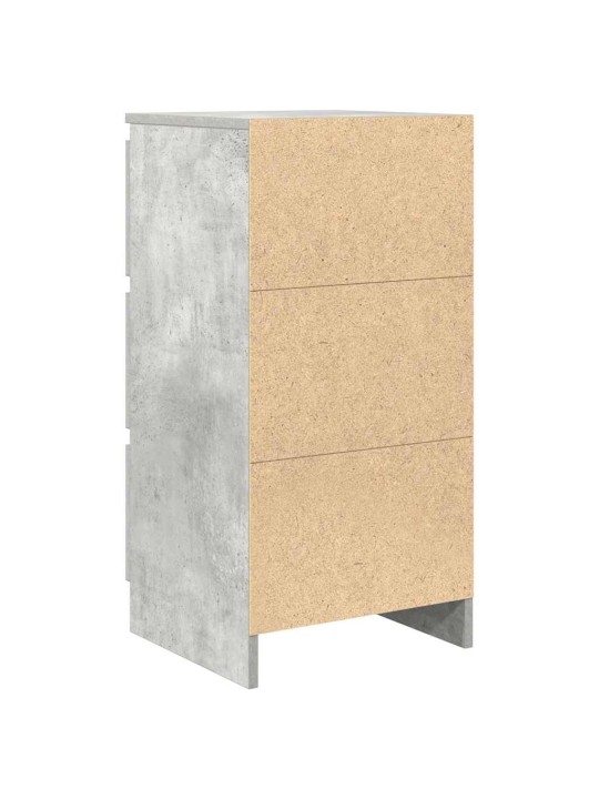 Příborník betonově šedý 37,5x35x76 cm kompozitní dřevo
