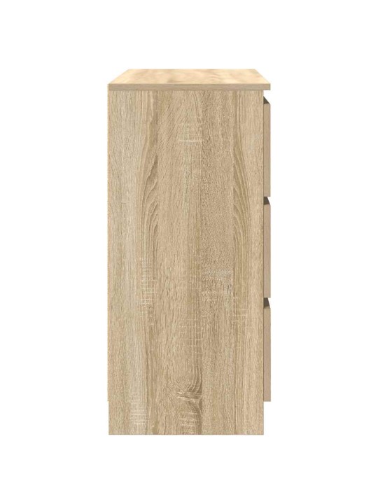 Příborník dub sonoma 80x35x76 cm kompozitní dřevo