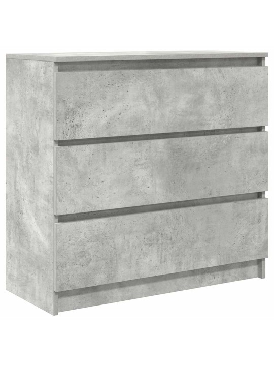 Příborník betonově šedý 80x35x76 cm kompozitní dřevo