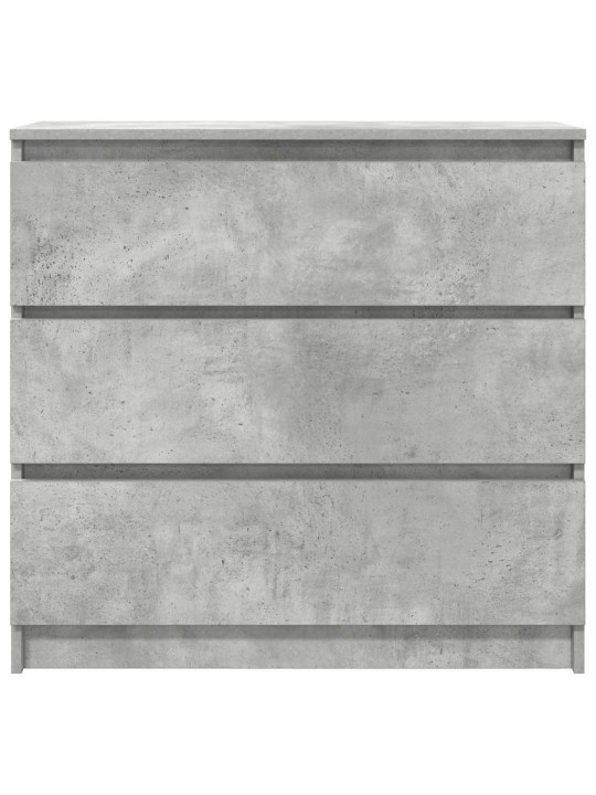 Příborník betonově šedý 80x35x76 cm kompozitní dřevo