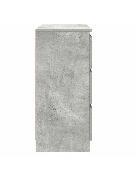 Příborník betonově šedý 80x35x76 cm kompozitní dřevo
