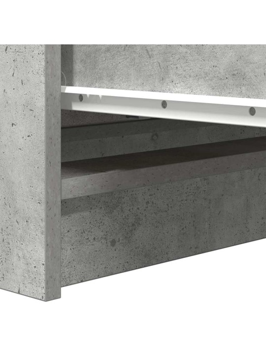 Příborník betonově šedý 80x35x76 cm kompozitní dřevo