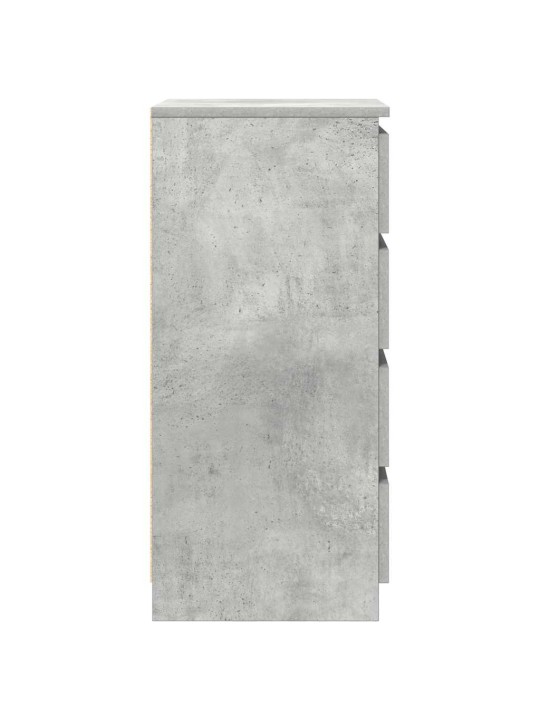 Příborník betonově šedý 37,5x35x76 cm kompozitní dřevo