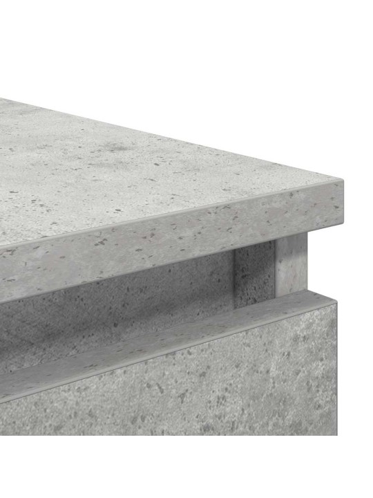 Příborník betonově šedý 37,5x35x76 cm kompozitní dřevo