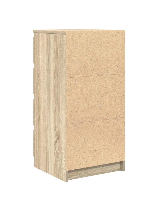 Příborník se zásuvkami dub sonoma 37,5x35x99cm kompozitní dřevo