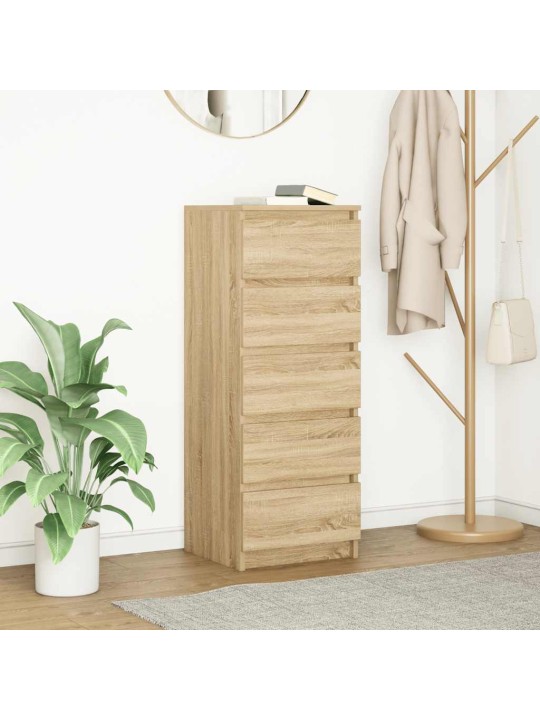 Příborník se zásuvkami dub sonoma 37,5x35x99cm kompozitní dřevo