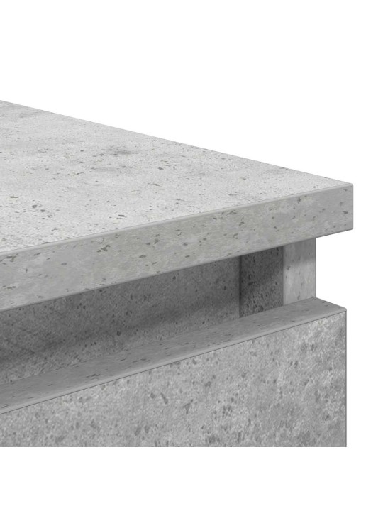 Příborník se zásuvkami betonově šedá kompozitní dřevo