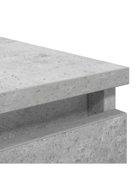 Příborník se zásuvkami betonově šedá kompozitní dřevo