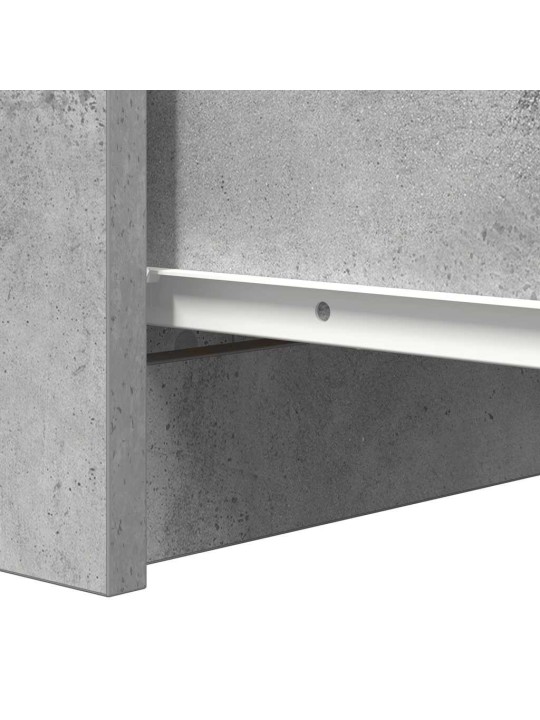 Příborník se zásuvkami betonově šedá kompozitní dřevo