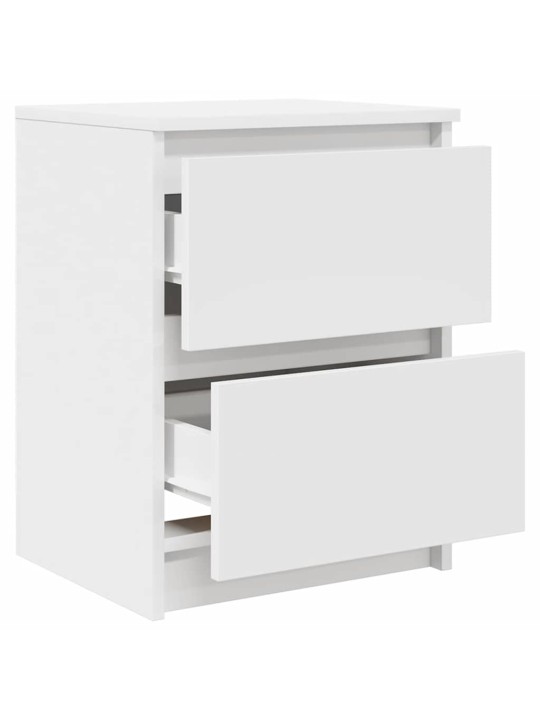 Tv skříňka bílá 40x35x54 cm kompozitní dřevo