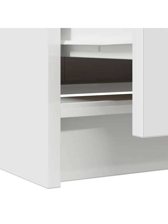 Tv skříňka bílá 40x35x54 cm kompozitní dřevo