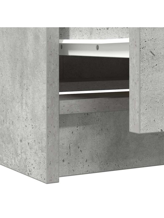 Tv skříňka betonově šedá 40x35x54 cm kompozitní dřevo