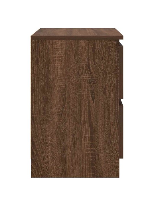 Tv skříňka hnědý dub 40x35x54 cm kompozitní dřevo