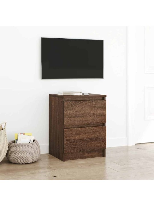 Tv skříňka hnědý dub 40x35x54 cm kompozitní dřevo