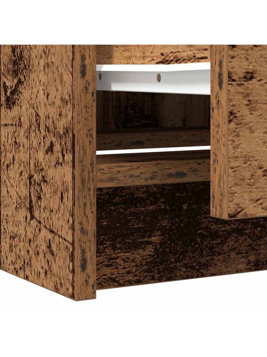 Tv skříňka old wood 40x35x54 cm kompozitní dřevo