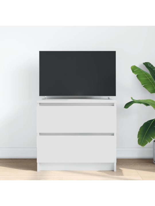 Tv skříňka bílá 60x35x54 cm kompozitní dřevo