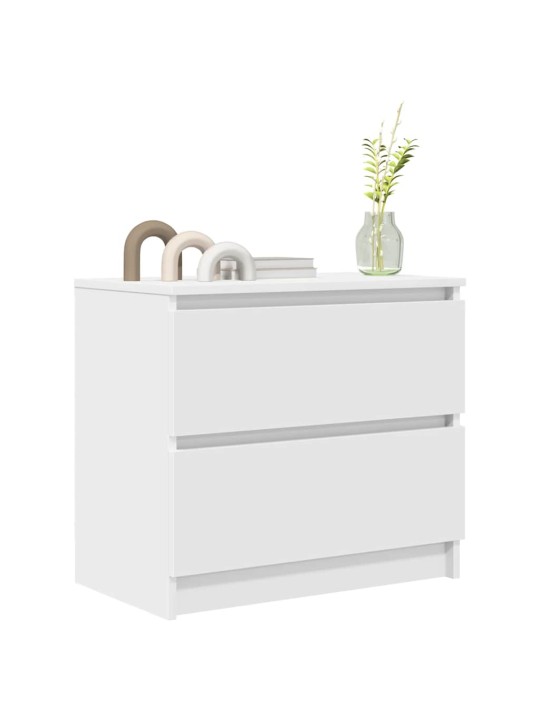 Tv skříňka bílá 60x35x54 cm kompozitní dřevo