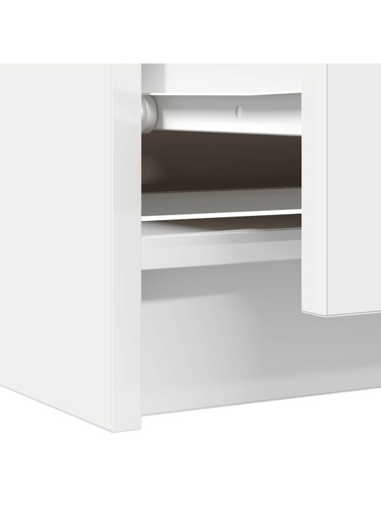 Tv skříňka bílá 60x35x54 cm kompozitní dřevo