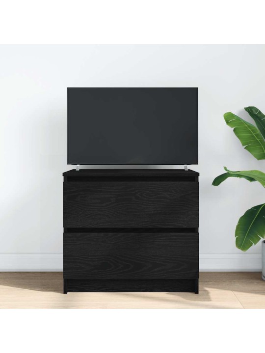 Tv skříňka černá 60x35x54 cm kompozitní dřevo