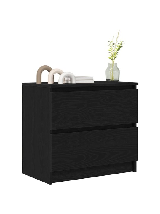 Tv skříňka černá 60x35x54 cm kompozitní dřevo
