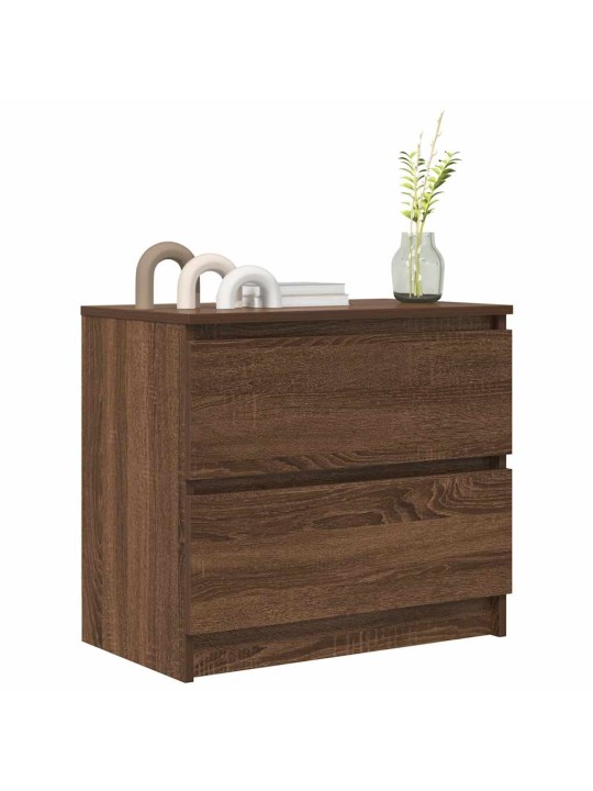 Tv skříňka hnědý dub 60x35x54 cm kompozitní dřevo