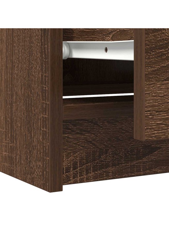 Tv skříňka hnědý dub 60x35x54 cm kompozitní dřevo