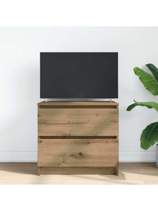 Tv skříňka dub artisan 60x35x54 cm kompozitní dřevo
