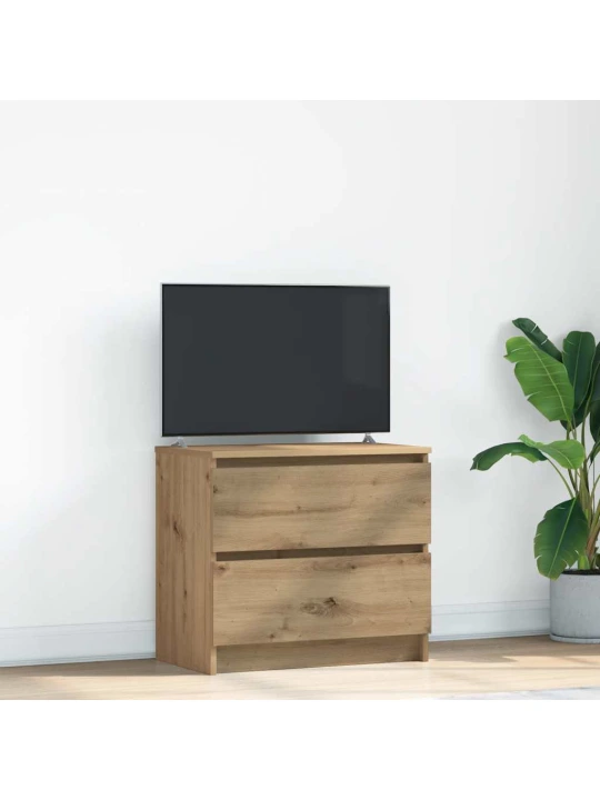 Tv skříňka dub artisan 60x35x54 cm kompozitní dřevo